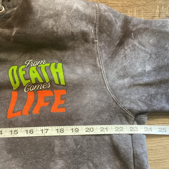 Pre Owned A**holes Live Forever “From Death To Life” Medium Tie Dye Hoodie - Picture 5 of 10